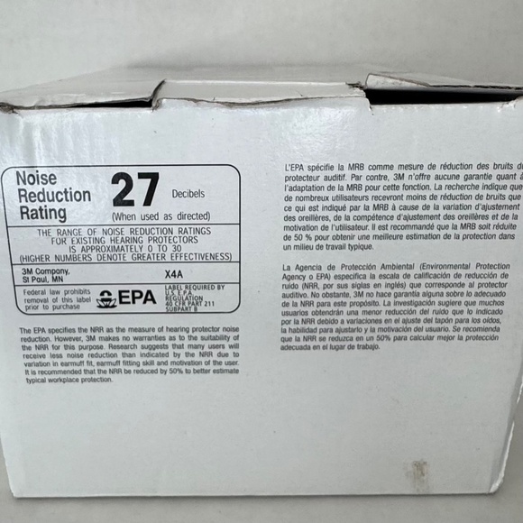 3M X 4A Hearing Protection/Black & Lime Green Earmuffs/Noise Reduction Rate 27dB - Picture 5 of 8